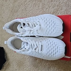 White fashion sneakers